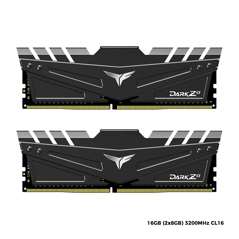 TeamGroup T-Force Dark Za DDR4 16GB (2x8GB) 3200MHz CL16 Desktop Memory (TDZAD416G3200HC16CDC01)