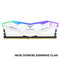 TeamGroup T-Force Delta RGB DDR5 16GB (1x16GB) 5200MHz CL40 Gaming Desktop Memory (White) (FF4D516G5200HC40C01)