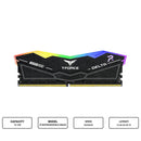 Teamgroup T-Force Delta RGB 16GB (1X16GB) DDR5 Intel XMP 6000MHZ