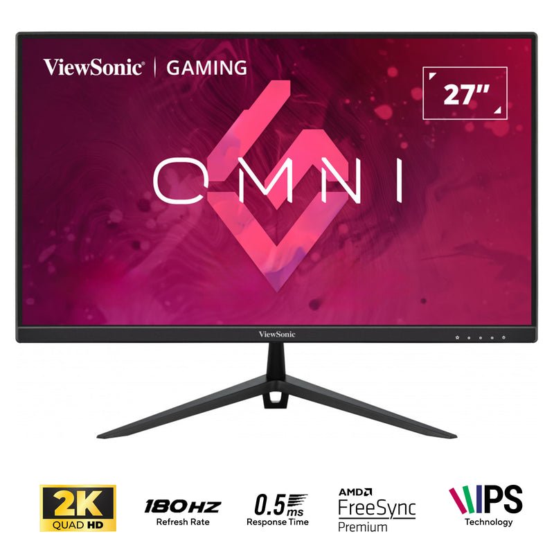 Viewsonic Omni VX2728-2K 27" (2560X1440) 180HZ 0.5MS QHD IPS Gaming Monitor With AMD Freesync Premium