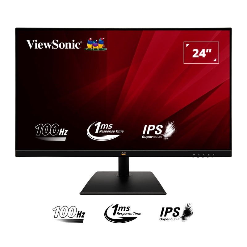 ViewSonic VA2436-H 24" FHD (1920x1080) 100Hz IPS Monitor w/ Fast 1ms MPRT Response Time