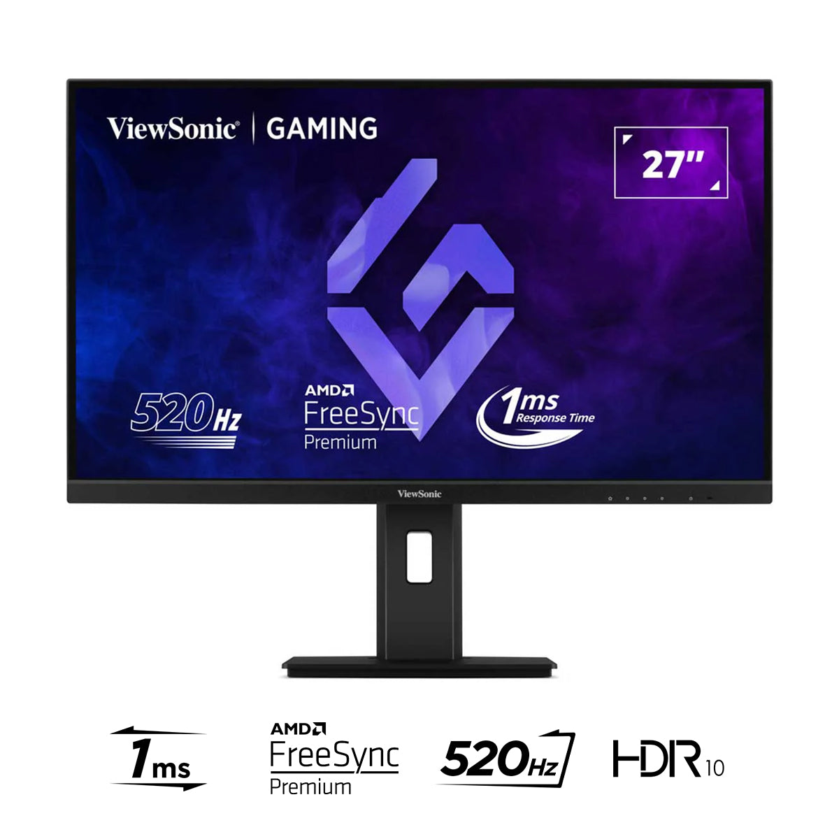 ViewSonic XG2737 27" FHD (1920x1080) 520Hz 1ms GTG IPS Gaming Monitor