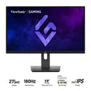 ViewSonic VX2758A-2K-PRO-4 27" QHD (2560x1440) 180Hz 1ms MPRT Fast IPS Gaming Monitor with Tilt, Height, Swivel & Pivot Adjustment