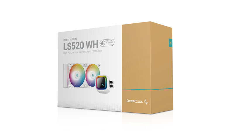 Deepcool LS520 WH High-Performance 240MM Premuim Liquid CPU Cooler