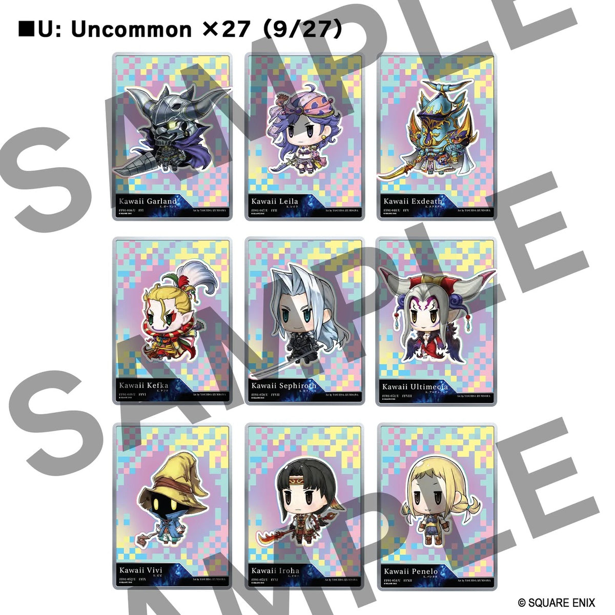 Square Enix Gallery Cards Vol. 01 - Final Fantasy 40th Anniversary Collection (Display Box)
