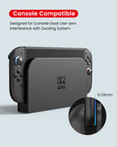 Transnovo Tempered Glass HD Screen Protector 2-Pack with Easy Alignment Black Frame for Nintendo Switch 2 (NS2-SP01)
