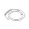 Glorious Coiled Cable (Ghost White)