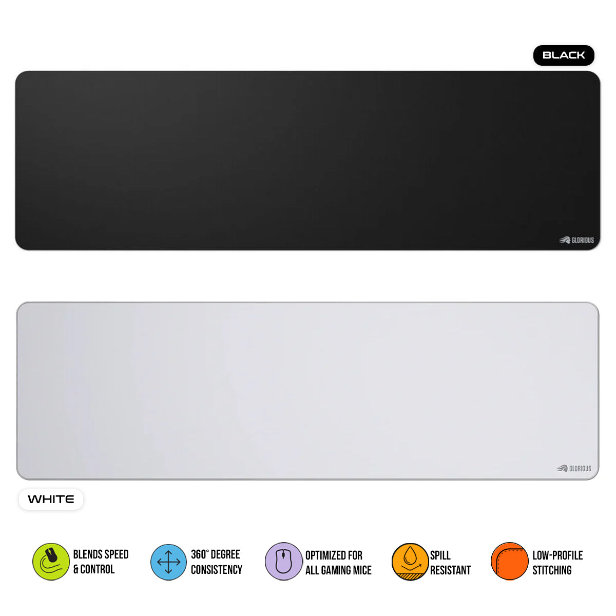 Glorious GMP 2 Large Extended Stitched Cloth Gaming Mousepad