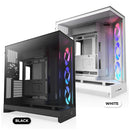 NZXT H9 Flow RGB Large Dual-Chamber Mid-Tower ATX Airflow Case with RGB