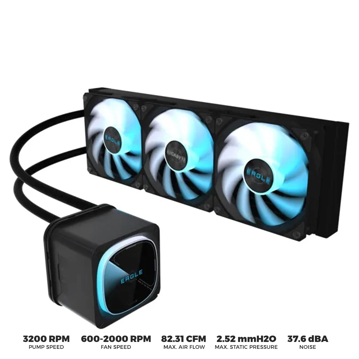 Gigabyte Eagle 360 AIO CPU Liquid Cooler (Black)