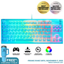 SteelSeries Apex 3 TKL RGB Water & Dust Resistant Whisper Quiet Switches Gaming Keyboard