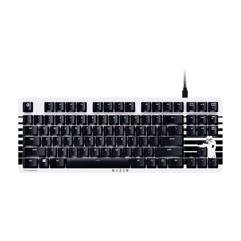 Razer Blackwidow Lite Silent Mechanical Keyboard Stormtrooper Edition (Orange Switches)