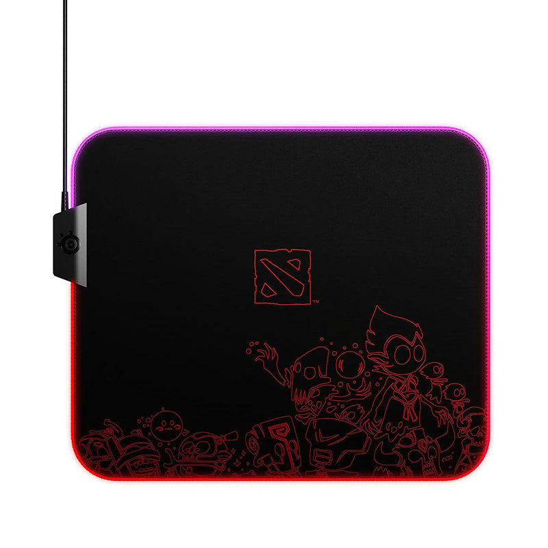 Steelseries QCK Prism Dota 2 TI9 Limited Edition Cloth RGB Gaming Mousepad (PN63832)