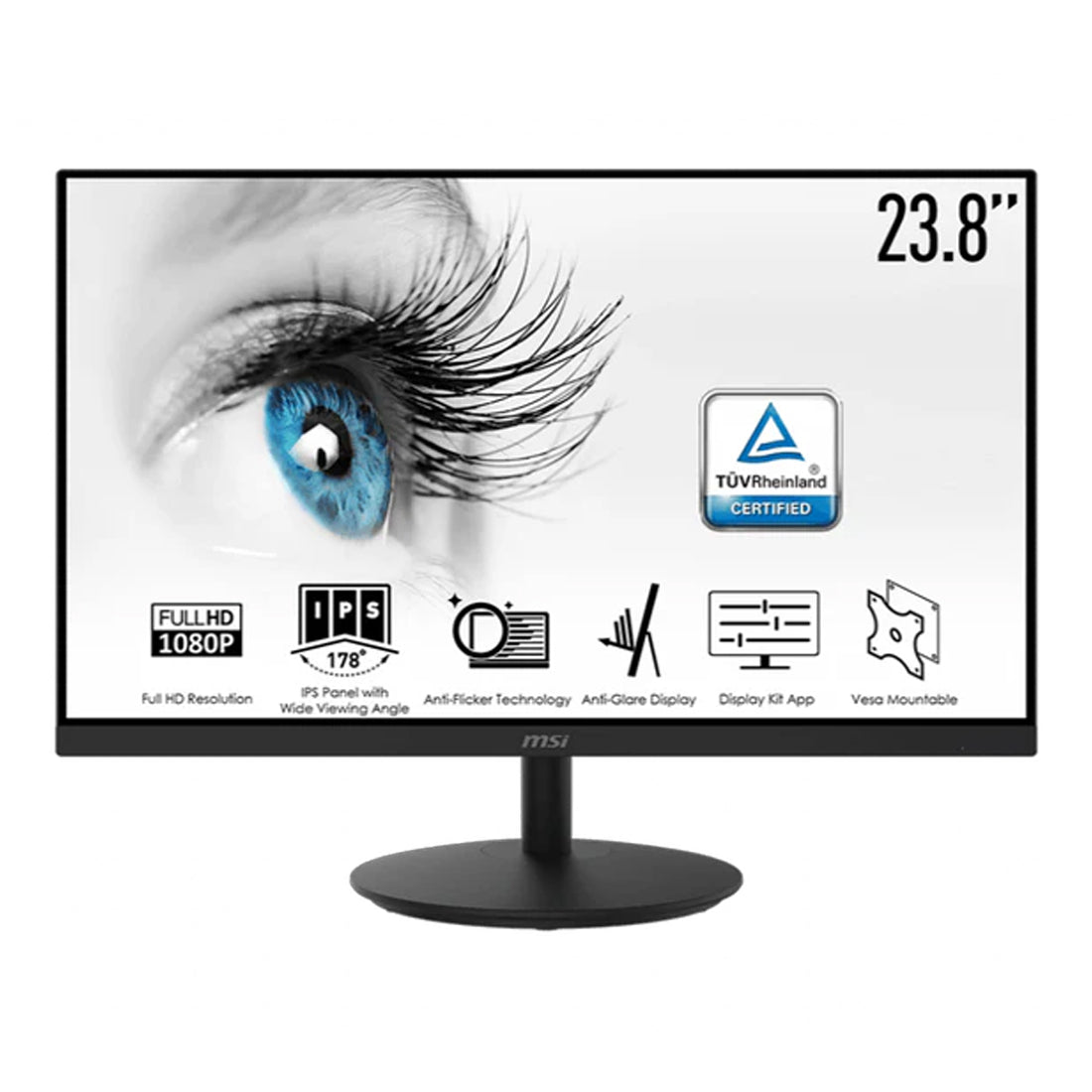 MSI Pro MP242 23.8" FHD IPS Professional Monitor (Black)
