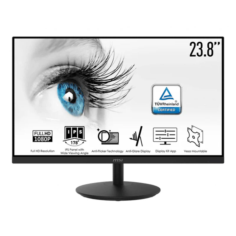 MSI Pro MP242 23.8" FHD IPS Professional Monitor (Black)