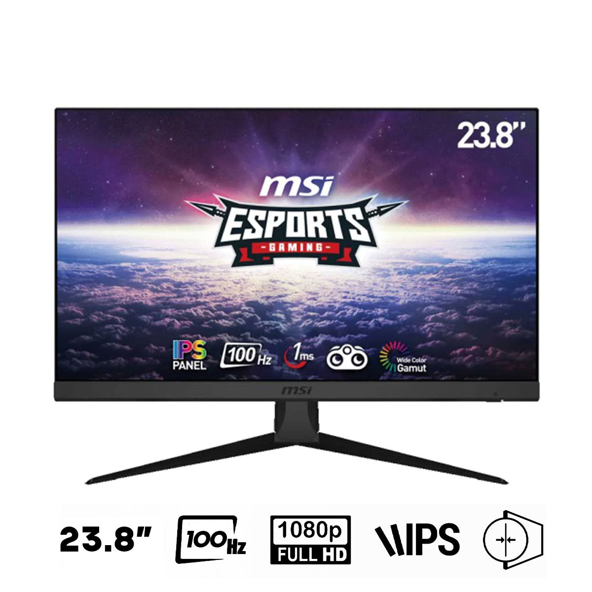 MSI G2412V 23.8" FHD IPS 100Hz 1ms Adaptive Sync eSports Gaming Monitor