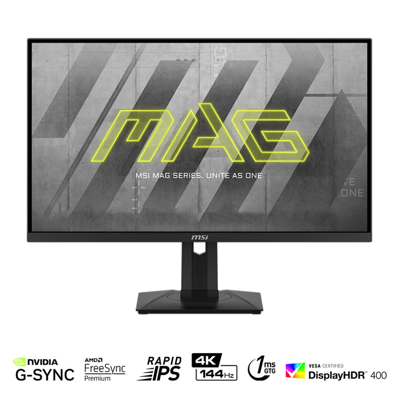 MSI MAG 274UPF 27" UHD Rapid IPS 144Hz 1ms GTG Freesync Premium G-Sync Compatible Flat Gaming Monitor