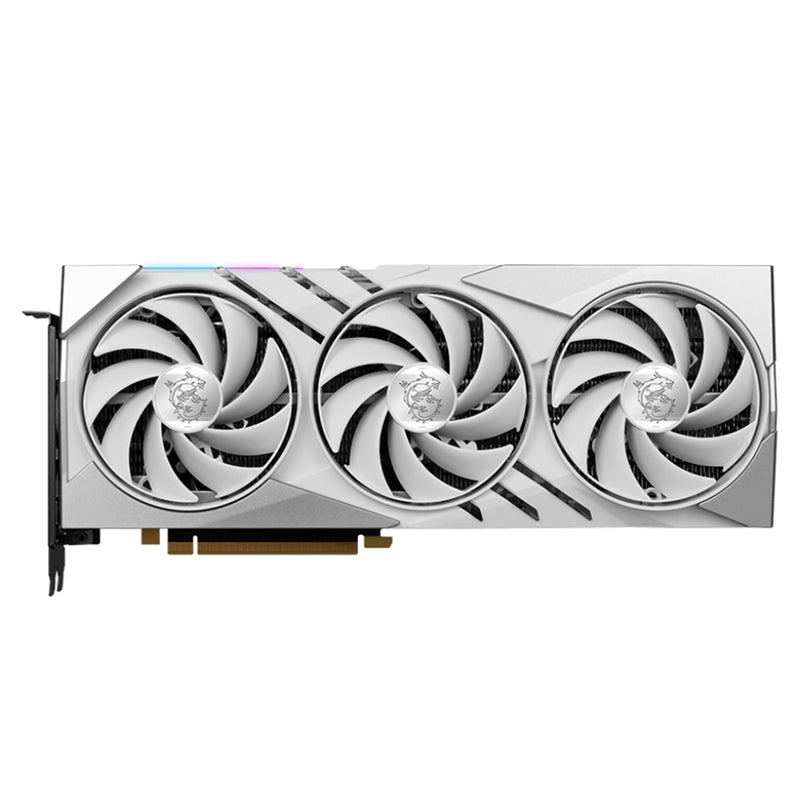 MSI GeForce RTX 4070 TI Gaming X Slim 12GB GDDR6 Graphics Card (White)