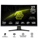 MSI MAG 275CQF E18 27" WQHD (2560x1440) 180Hz 0.05ms GTG Rapid VA Curved Gaming Monitor with Tilt Adjustment