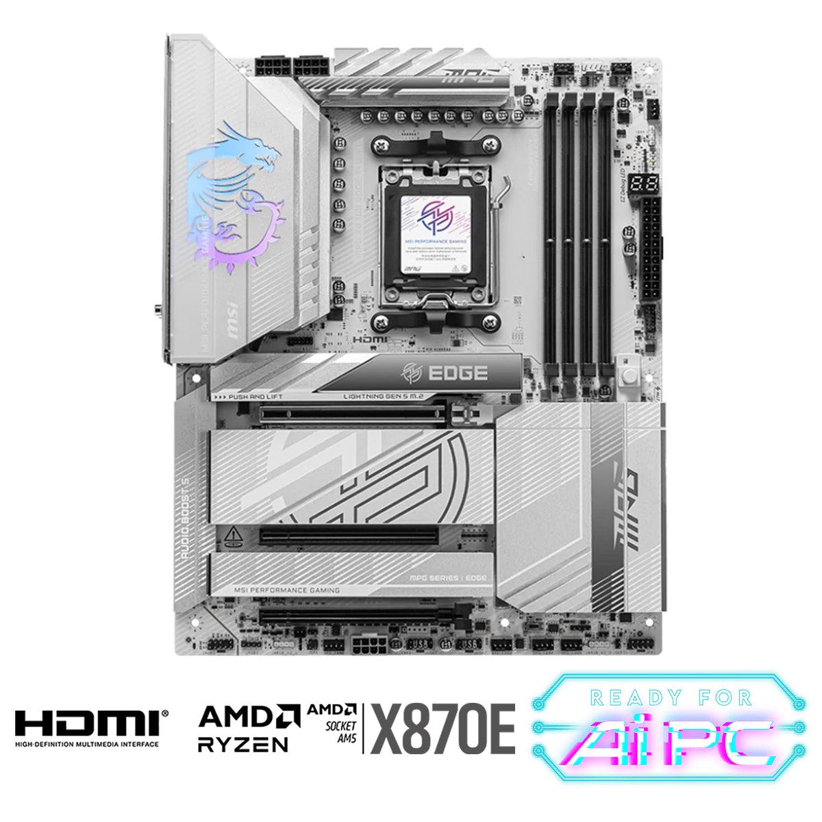 MSI MPG X870E Edge TI WiFi DDR5 AM5 Motherboard