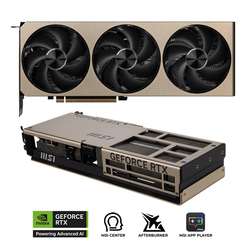 MSI GeForce RTX 5070 12GB GDDR7 Inspire 3X OC Graphics Card