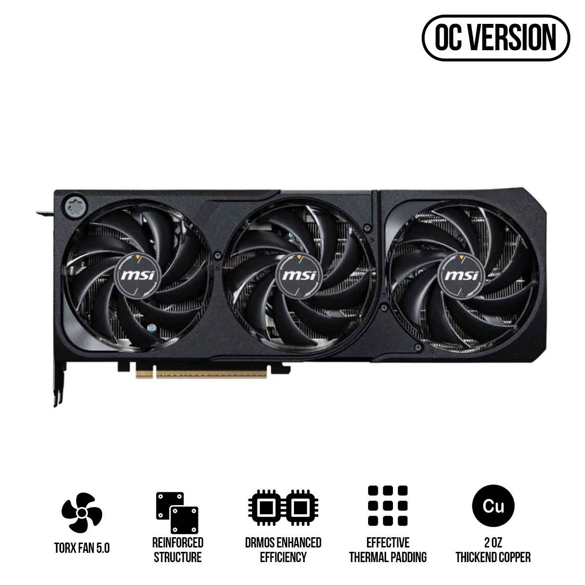 MSI Geforce RTX 5070 Ti 16G Shadow 3X OC 16GB GDDR7 Graphics Card