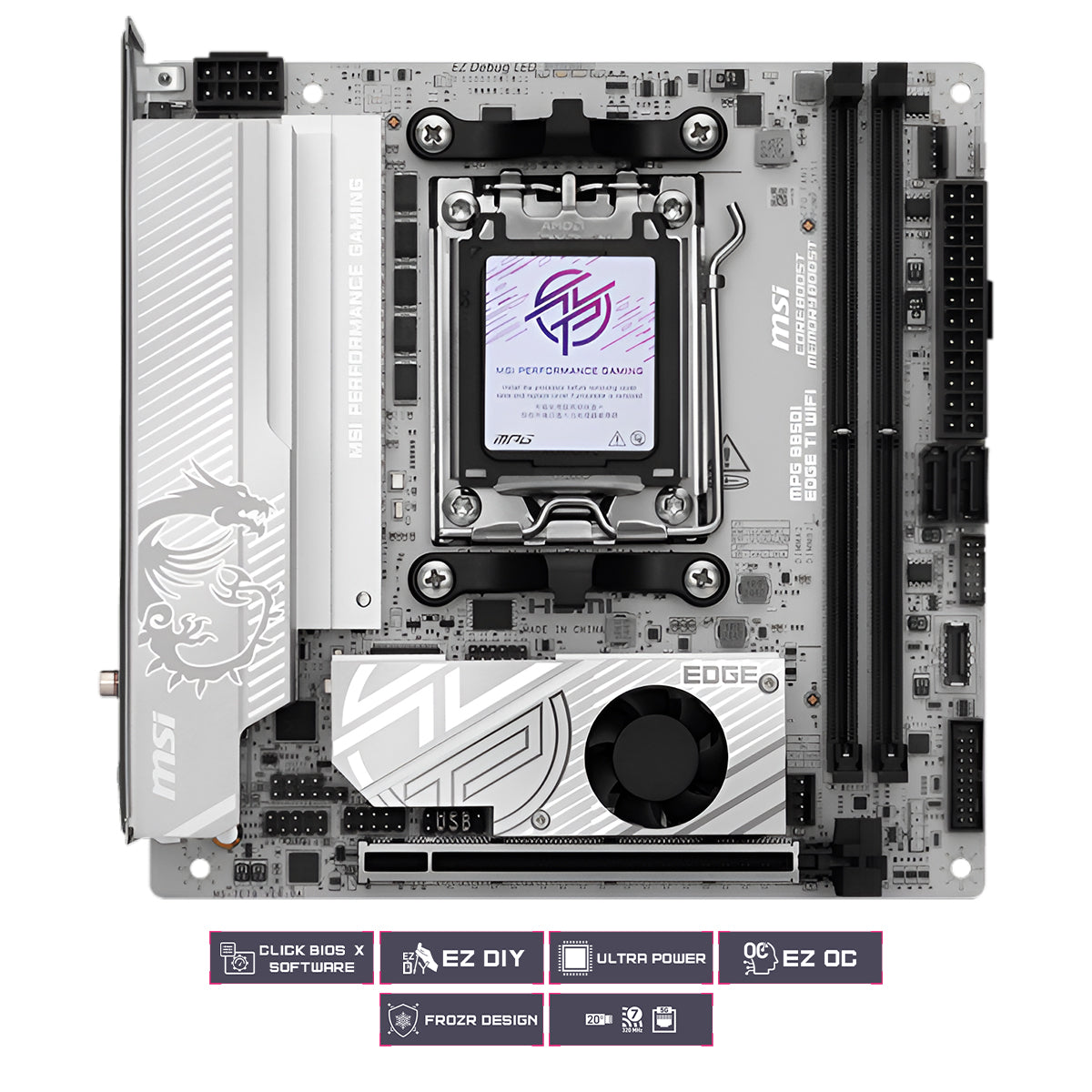 MSI MPG B850I Edge Ti WiFi DDR5 AMD Motherboard