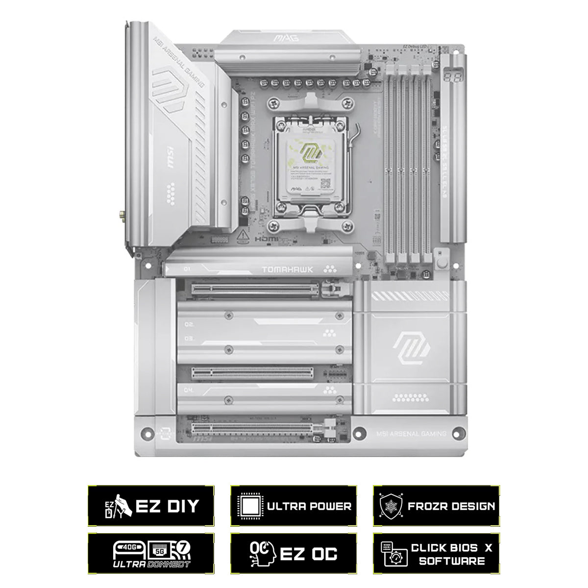 MSI MAG X870E Tomahawk Max WiFi PZ DDR5 AMD Motherboard