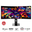 MSI MPG 341CQR QD-OLED X36 34" UWQHD (3440x1440) 360Hz 0.03ms (GtG) Curved Gaming Monitor