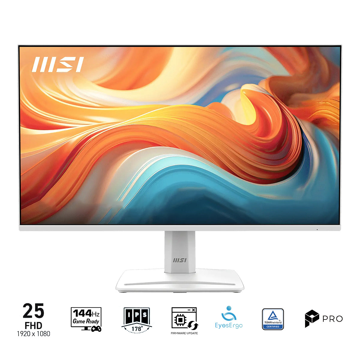MSI Pro MP251W E14A 24.5" FHD (1920x1080) 144Hz 1ms (MPRT) / 4ms (GTG) IPS Business Productivity