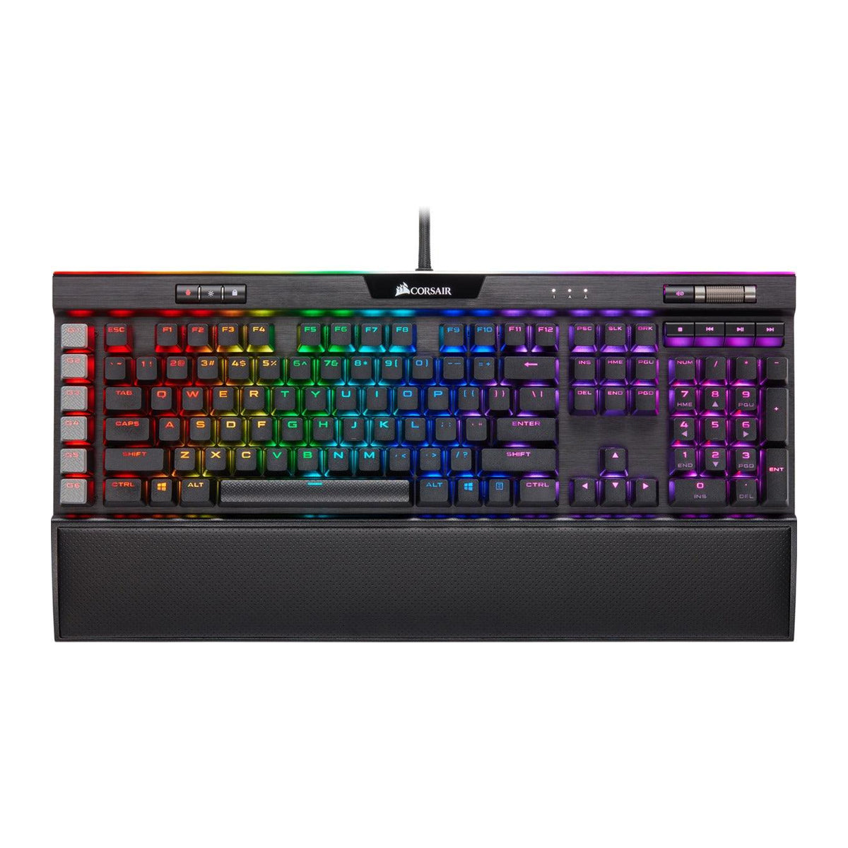 Corsair Gaming K95 RGB Platinum XT Mechanical Gaming Keyboard Cherry MX Speed (Silver)