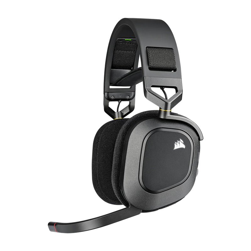 Corsair HS80 RGB Wireless Premium Gaming Headset with Spatial Audio (PC/MAC/PS5/PS4) (Carbon)