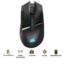 Corsair Darkstar Wireless RGB MOBA/MMO Optical Gaming Mouse (Black)