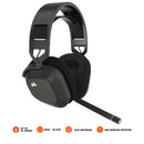Corsair HS80 MAX Premium Wireless RGB Gaming Headset (Steel Grey)