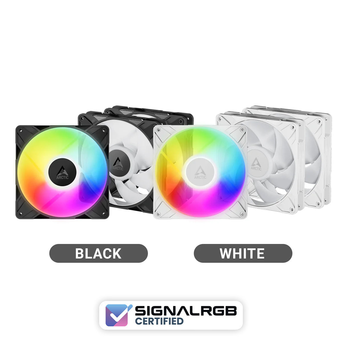 Arctic P14 Pro A-RGB 140 mm PWM 3-Pack Fan with Cable Splitter