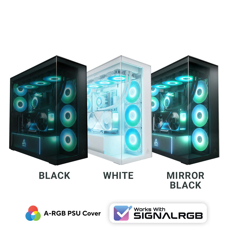 Vg Pc Case Arctic Xtender VG Tempered Glass Side Panel Premium E-ATX PC Case ...