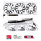 XFX Swift AMD Radeon RX 9070 XT Triple Fan 16GB GDDR6 Gaming Ed. Graphics Card (White) (RX-97TSWF3W9)