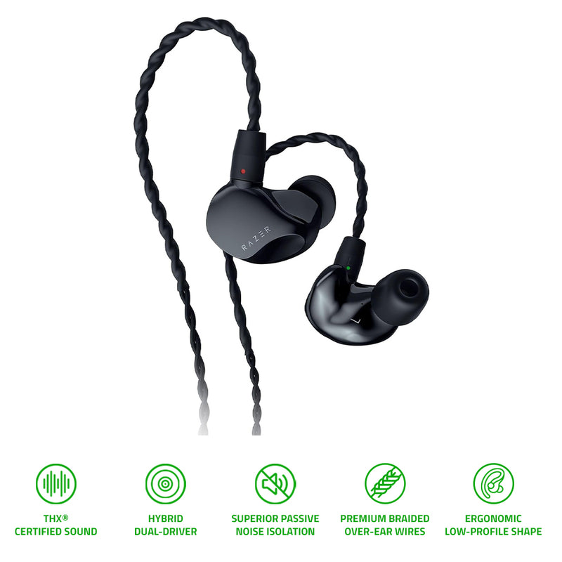 Razer Moray Ergonomic In-Ear Monitor for All-Day Streaming