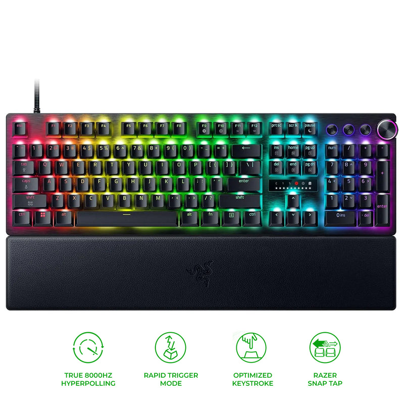Razer Huntsman V3 Pro 8KHz Analog Optical Esports Keyboard (Black)