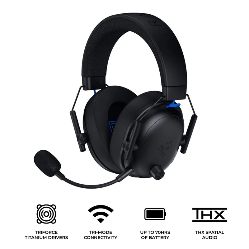 Razer BlackShark V3 Wireless Esports Gaming Headset for Playstation (Black)