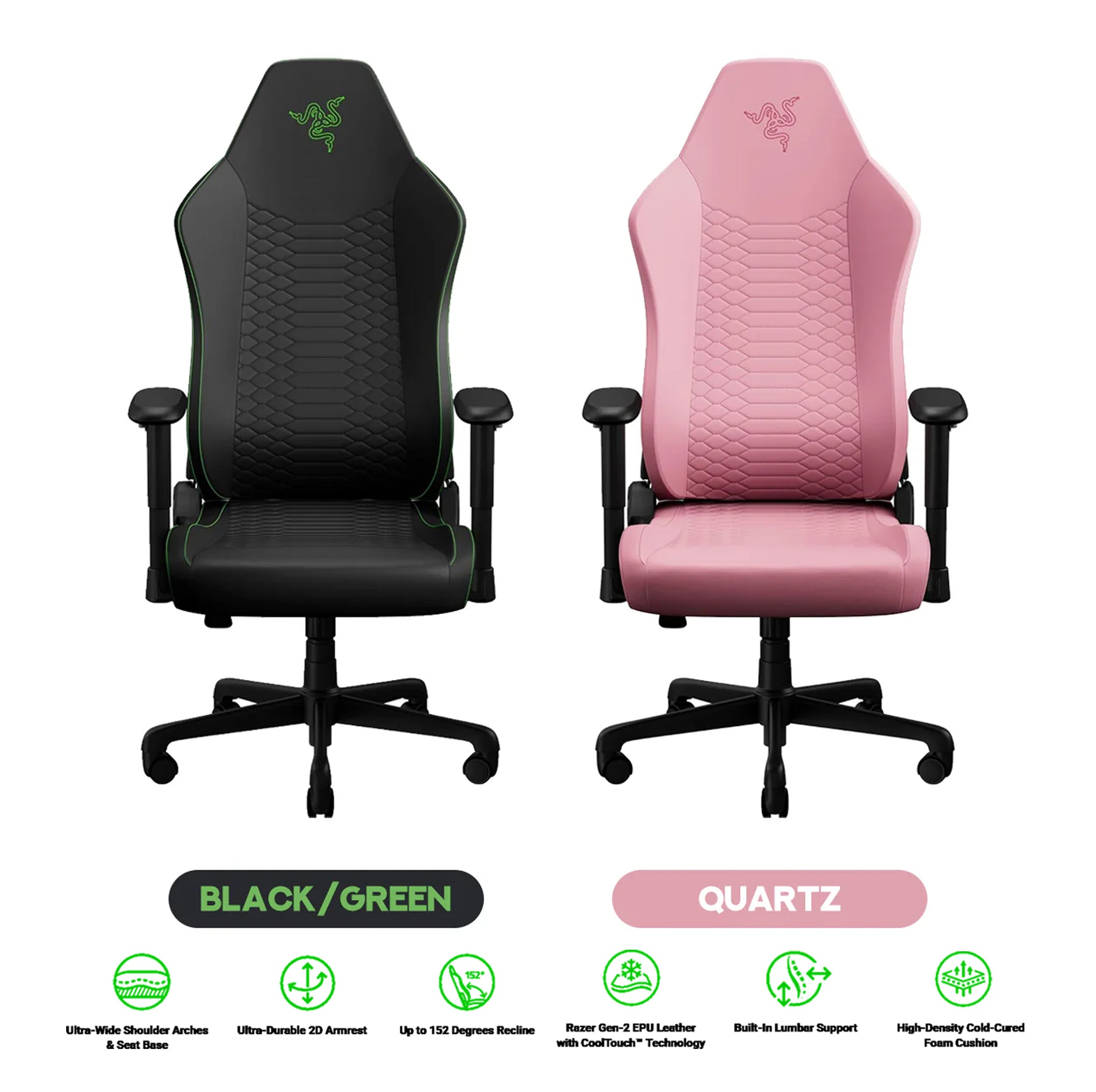 Razer Iskur V2 X NewGen Ergonomic Gaming Chair with Breathable Comfort 