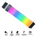 Lian Li Strimer Wireless 24P RGB 260mm Extension Cable (Black) (PW24-1W)