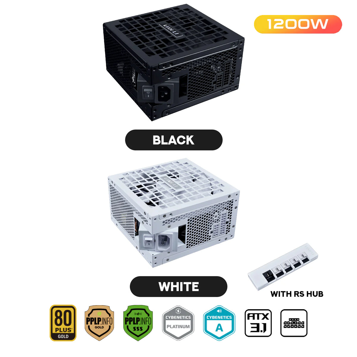 Lian Li RS1200G ATX 3.1 1200W 80+ Gold