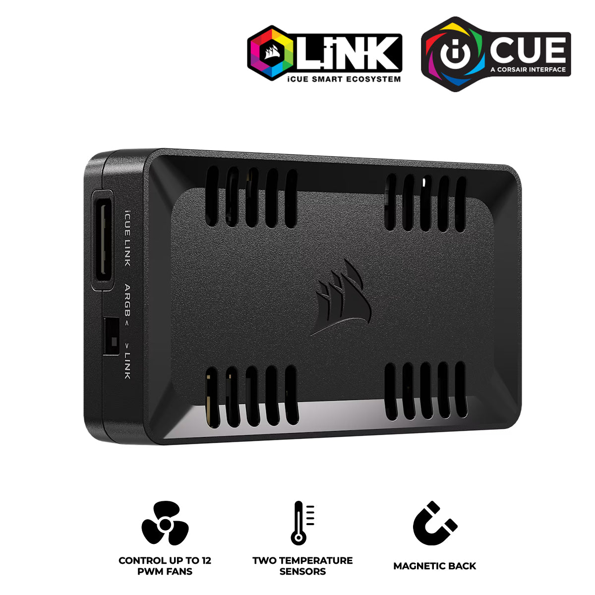 Corsair Commander Duo Lighting and Fan Controller - ARGB and iCUE LINK Hybrid (CL-9011141-WW)