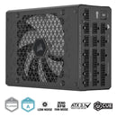 Corsair HXI Series HX1200i 1200W ATX Cybentics Platinum Ultra-Low Noise Fully Modular Power Supply