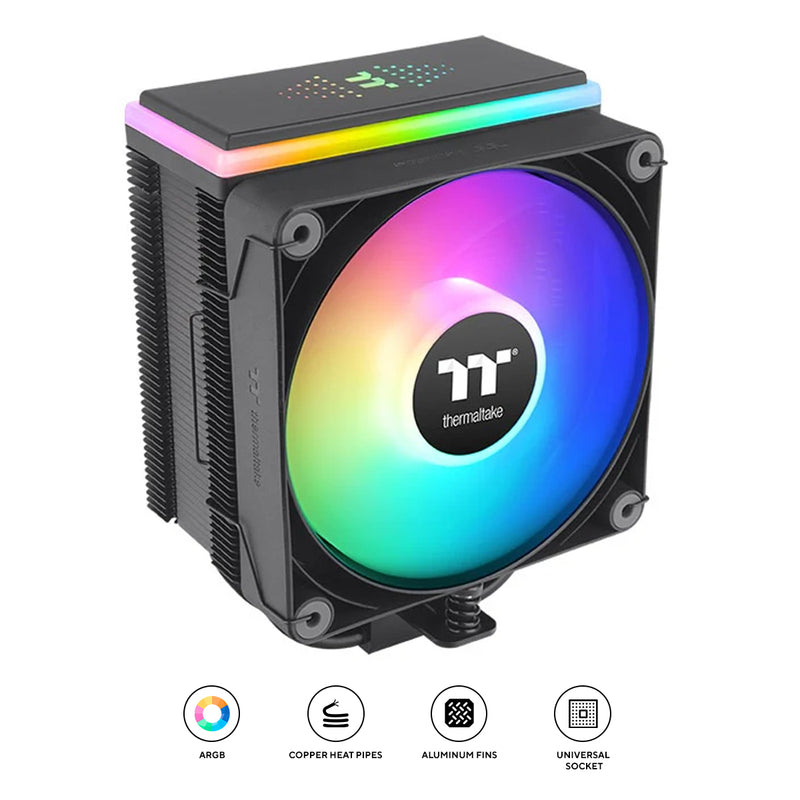 Thermaltake Astria 400 ARGB Lightning CPU Cooler (Black) (CL-P120-CA12SW-A)