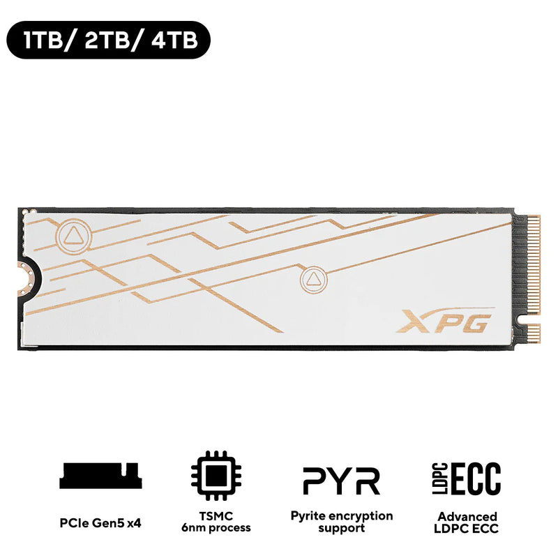 Adata XPG Mars 980 Blade PCIe Gen5 x4 M.2 2280 SSD (1TB, 2TB, 4TB)