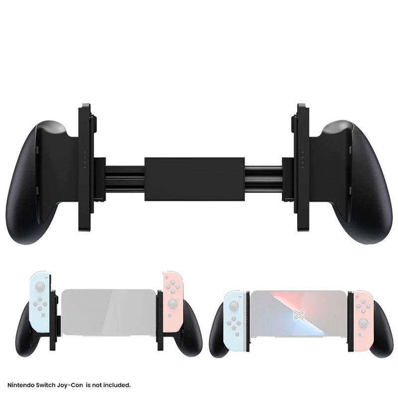 Proteus 3-in-1 JoyCon Grip for Nintendo Switch/ iPhone/ Android (Black)