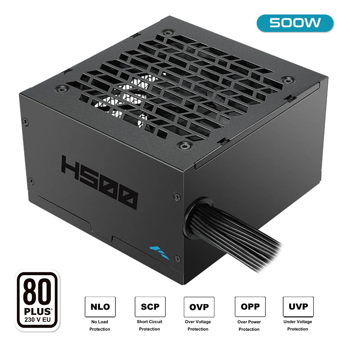 Sama H500 500W 80+ ATX 2.5 Non-Modular Power Supply