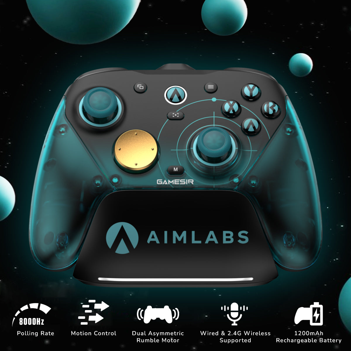 GameSir G7 Pro 8K PC Wireless eSports Gaming Controller for PC (Aimlabs)
